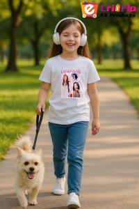 Tricou copii cu formatia CHAEYOUNG , din bumbac 100% - Img 8