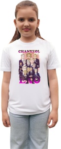 Tricou copii cu formatia CHANYEOL - EXO 1 , din bumbac 100% - Img 2