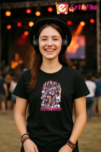 Tricou copii cu formatia GFRIEND , din bumbac 100% - Img 5