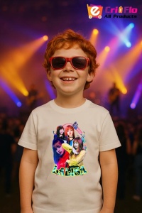 Tricou copii cu formatia LALISA , din bumbac 100%