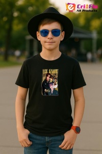 Tricou copii cu formatia LEE KNOW , din bumbac 100% - Img 5