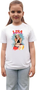 Tricou copii cu formatia LISA 3 , din bumbac 100% - Img 3