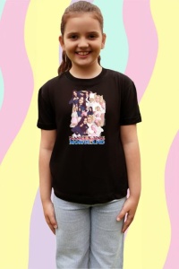 Tricou copii cu formatia NANCY X JOOE MAMOLAND , din bumbac 100% - Img 3