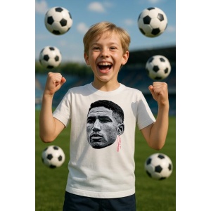 Tricou Copii cu Fotbalistul Achraf Hakimi - Paris Saint - Germain PSG