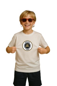 Tricou copii cu logo stema Spezia Calcio Italia, din bumbac 100% - Img 2