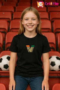 Tricou copii cu logo stema Venezia FC Italia, din bumbac 100%