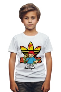 Tricou copii din bumbac 100% Buddy The Painter, cu imprimeu pentru copii, îmbrăcăminte confortabilă, modă copii, cadou ideal