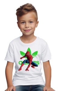 Tricou copii din bumbac 100% cu Supereroul Spider-man, cu imprimeu pentru copii, îmbrăcăminte confortabilă, modă copii, cadou ideal