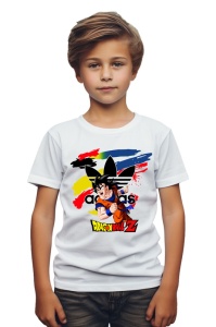 Tricou copii din bumbac 100% Dragon Ball Z Anime, cu imprimeu pentru copii, îmbrăcăminte confortabilă, modă copii, cadou ideal