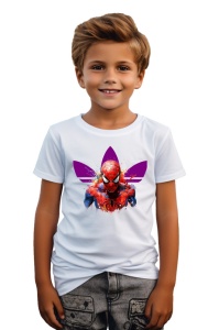 Tricou copii din bumbac 100% Mad Spiderman, cu imprimeu pentru copii, îmbrăcăminte confortabilă, modă copii, cadou ideal