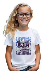 Tricou Copii din bumbac 100%, personalizat cu personajul Captain Rex