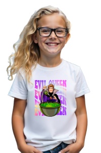 Tricou Copii din bumbac 100%, personalizat cu personajul Evil Queen
