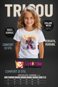 Tricou Copii din bumbac 100%, personalizat cu personajul Rapunzel - Img 12