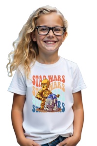 Tricou Copii din bumbac 100%, personalizat cu personajul Star Wars - Img 2