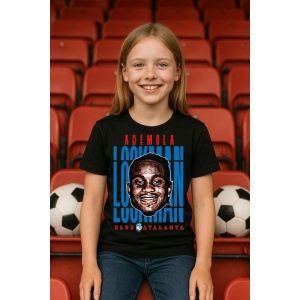 Tricou Copii din bumbac cu fotbalistul Ademola Lookman-Atalanta BC - Img 4