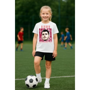 Tricou Copii din bumbac cu fotbalistul Alvaro Borja Morata Martin-Atletico Madrid - Img 8
