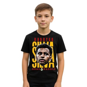 Tricou Copii din bumbac cu fotbalistul Bernardo Mota Veiga de Carvalho e Silva-Manchester City