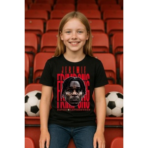 Tricou Copii din bumbac cu fotbalistul Jeremie Agyekum Frimpong-Bayer 04 Leverkusen - Img 5