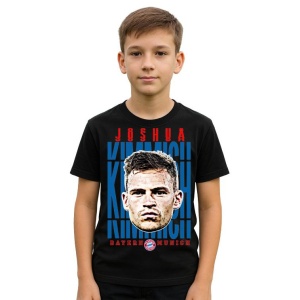 Tricou Copii din bumbac cu fotbalistul Joshua Walter Kimmich-Bayern Munchen
