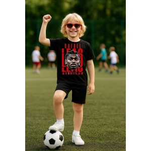 Tricou Copii din bumbac cu fotbalistul Raphael Dias Belloli-FC Barcelona - Img 5