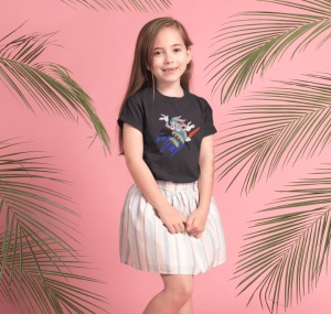 Tricou copii din bumbac personalizat haios cu Bugs din Looney Tunes - Cadou - Img 3
