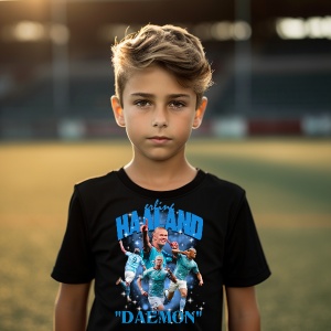 Tricou copii Erling Haaland Fotbalist
