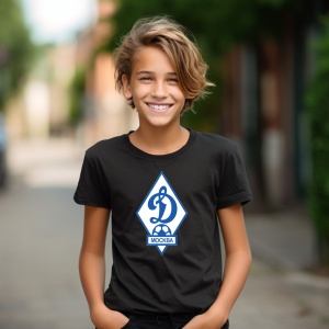 Tricou copii FC Dinamo Moscova din bumbac 100% - Img 6