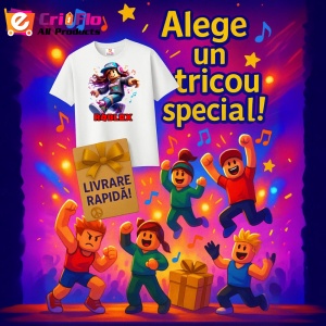 Tricou Copii Roblox Blasterul Energiei din bumbac 100% - Img 10