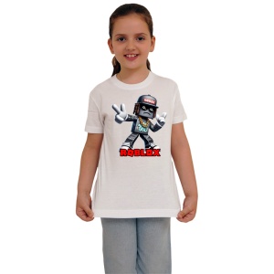 Tricou Copii Roblox Eroul Graffiti din bumbac 100% - Img 2