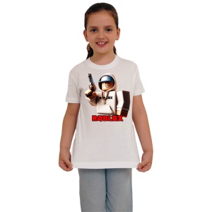 Tricou Copii Roblox Fugarul Tehnologic One din bumbac 100% - Img 3
