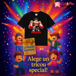 Tricou Copii Roblox Luptatorul Urban din bumbac 100% - Img 6