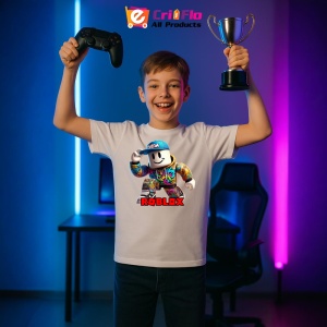 Tricou Copii Roblox Piratul Intunecat New din bumbac 100% - Img 8