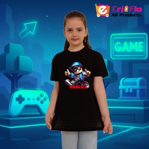 Tricou Copii Roblox Programatorul din bumbac 100% - Img 4
