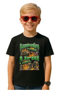 Tricou Copii Tralalelo Tra la la Bombadiro VS Lirili Funny Italian Brainrot Meme Graphic T-Shirt - Img 3