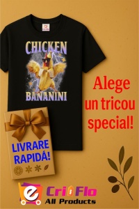 Tricou Copii Tralalelo Tra la la Chicken Bananini - Italian Brainrot Meme Gen Z T-Shirt - Img 6