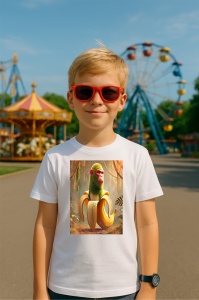 Tricou Copii Tralalelo Tra la la Chimpanzini Bananini - Italian Brainrot Meme T-Shirt (1)