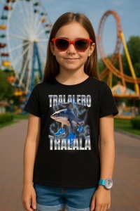 Tricou Copii Tralalelo Tra la la Tralalero Tralala T-Shirt - Img 3