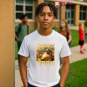 Tricou Crocodilo Potatino Boy ** Tralalero Tralala Copii | Dama | Barbat - Img 10