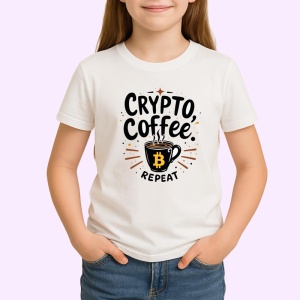 Tricou crypto coffee repeat, cafea crypto repeta, Copii | Dama | Barbat - Img 3