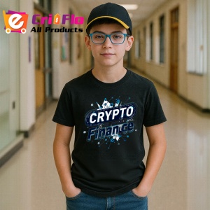 Tricou Crypto the future of finance, crypto viitorul finantelor, Copii | Dama | Barbat , tricou negru - Img 6