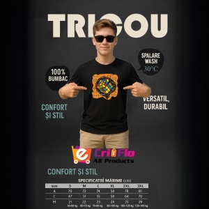 Tricou Cub Rubik si formule matematice Negru, Copii | Dama | Barbat - Img 6