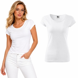 Tricou Damă 100% Bumbac Cambrat – Decolteu Rotund, Mâneci Scurte, 25 Culori | XS-2XL - Img 30