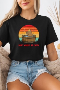 Tricou dama CapyBara - Jacuzzi