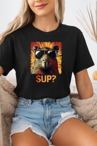Tricou dama CapyBara - Sup? - Img 2