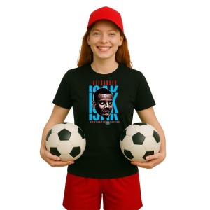 Tricou Dama cu fotbalistul Alexander Isak-Newcastle United din bumbac 100% - Img 4