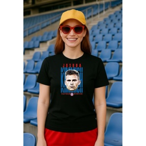 Tricou Dama cu fotbalistul Joshua Walter Kimmich-Bayern Mnchen din bumbac 100% - Img 2