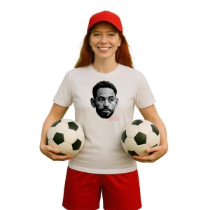 Tricou Dama cu fotbalistul Matheus Cunha-Wolverhampton Wanderers din bumbac 100% - Img 10