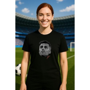 Tricou Dama cu fotbalistul Rodrigo Hernandez Rodri Manchester City din bumbac 100% - Img 5