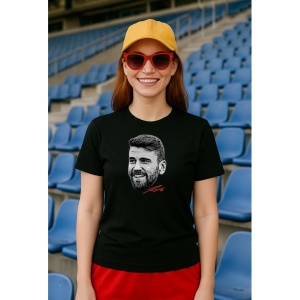 Tricou Dama cu fotbalistul simion din bumbac 100% - Img 2