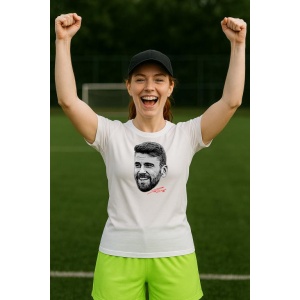 Tricou Dama cu fotbalistul simion din bumbac 100% - Img 7